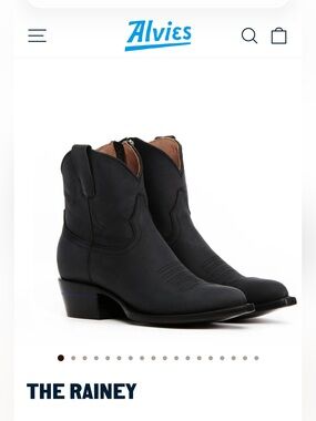 Black Alvies Western Boots- The Rainey